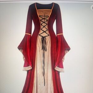 Renaissance dress, medieval dress, Renaissance costume,  fairy, hocus pocus